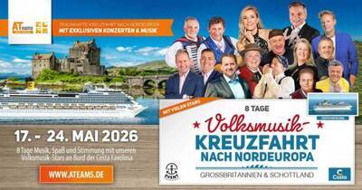 Volksmusik-Kreuzfahrt nach Nordeuropa