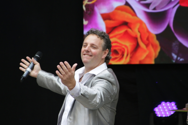 Graziano auf der Bühne